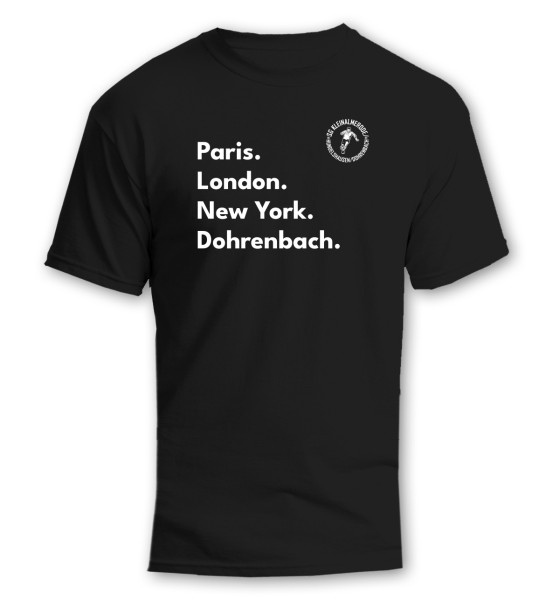 T-Shirt Paris. London. New York. Dohrenbach.